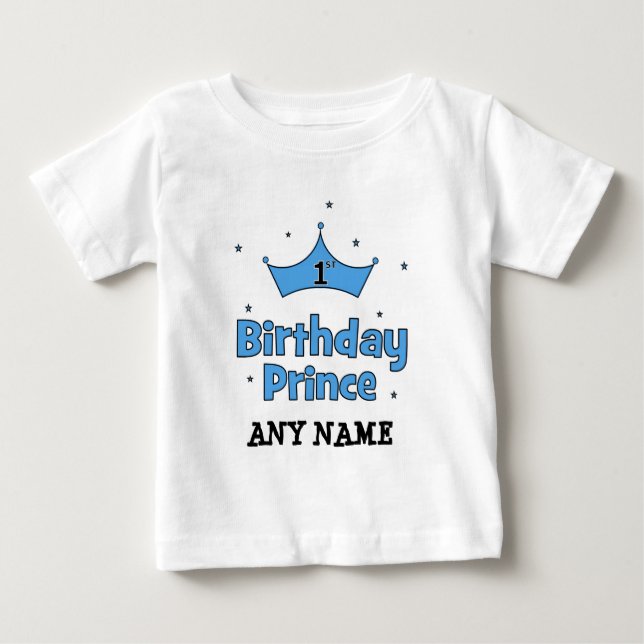 Första födelsedag prins tee shirt (Framsida)