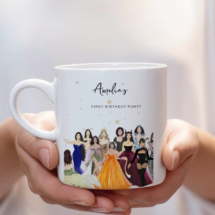 Första födelsedag, returgåva, zodiaktema jumbo mugg