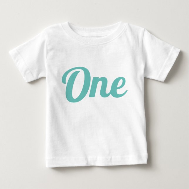 Första födelsedag t shirt (Framsida)