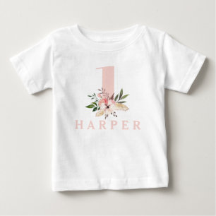 Första födelsedag t-shirt