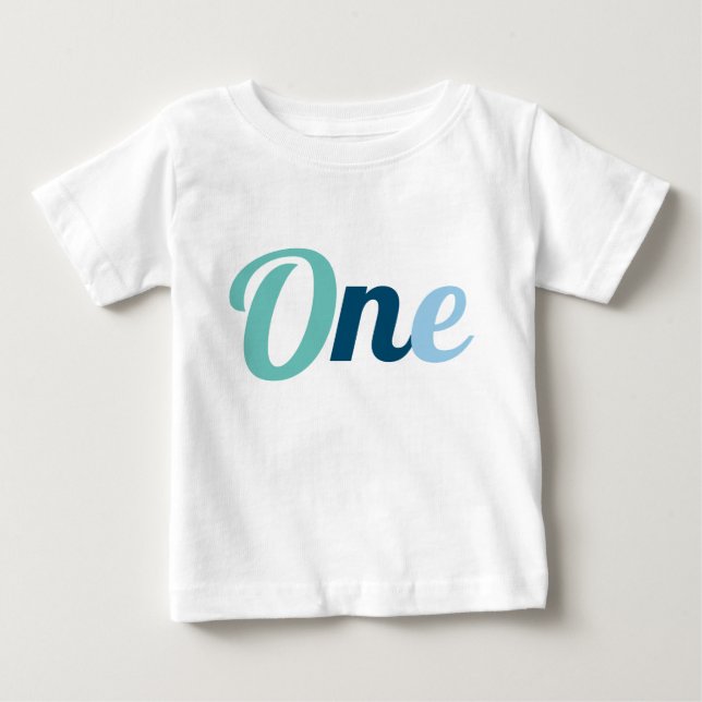 Första födelsedag t shirt (Framsida)