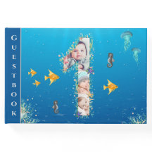 Första födelsedag under Sea Collage Photo