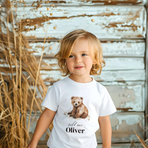 Första födelsedag Vilden Ett bär den moderna elega T Shirt