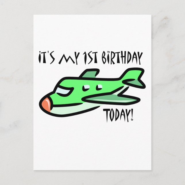 Första födelsedag vykort (Framsida)