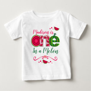 Första födelsedag Watermelon   En i melon T Shirt