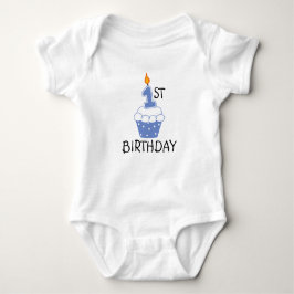 Första födelsedagbabyBodysuit T-shirt