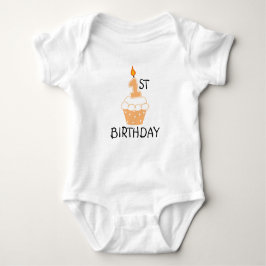 Första födelsedagbabyBodysuit Tee
