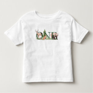Första födelsedagen 1:a träskiktet Cute Småbarn T Shirt