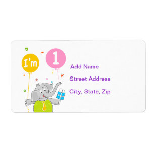 Första födelsedagen: 1 år fraktsedel