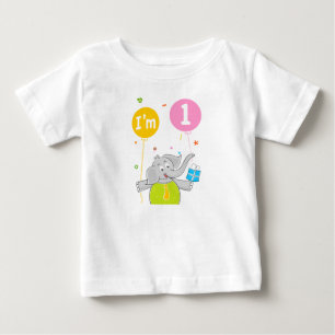 Första födelsedagen: 1 år t-shirt