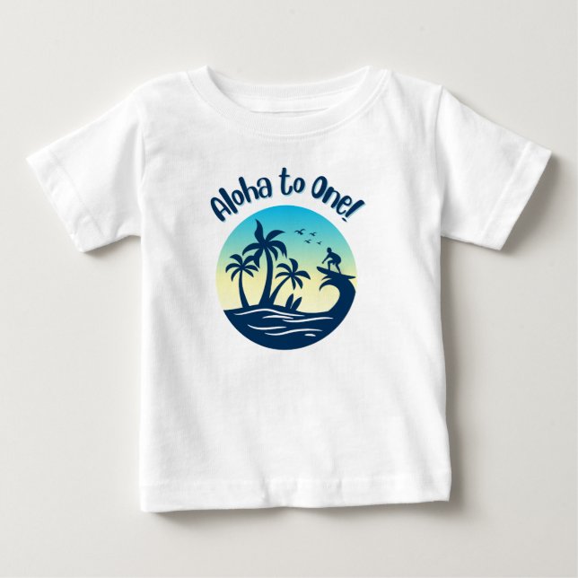 Första födelsedagen, Aloha till One! T Shirt (Framsida)