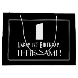 Första födelsedagen ~ Art Deco Inspired Titta "1"