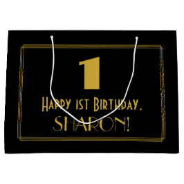 Första födelsedagen - Art Deco-inspirerat utseende