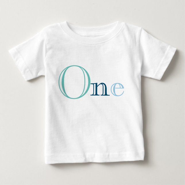 Första födelsedagen Baby T-Shirt (Framsida)
