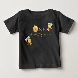 Första födelsedagen Bee-Day Baby T-Shirt