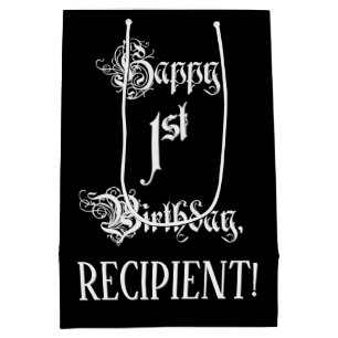 Första födelsedagen: Finare, Elegant, skript + ege