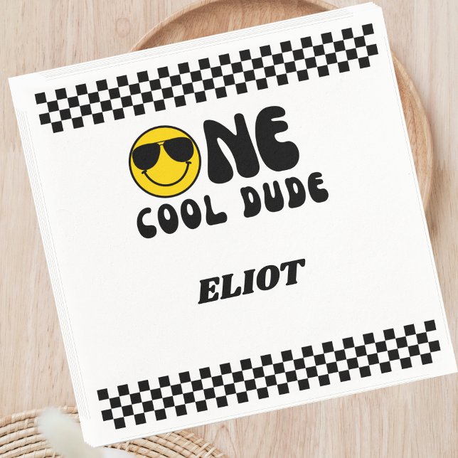 Första födelsedagen i Lycklig första Coolan Pappersservett (Skapare uppladdad)