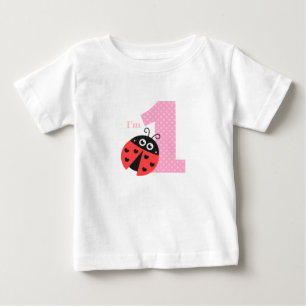 Första födelsedagen, jag är ett, Söt nyckelpiga Tee