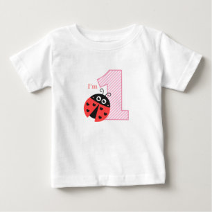 Första födelsedagen, jag är ett, Söt nyckelpiga Tee