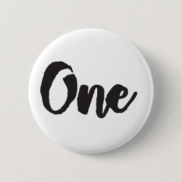 Första födelsedagen Min 1-åring Knapp