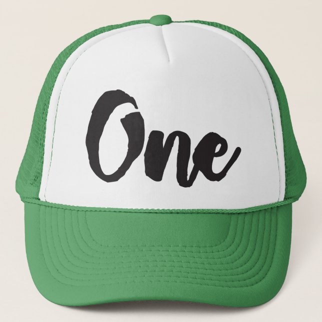 Första födelsedagen Min 1-åring Truckerkeps (Framsida)