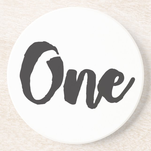 Första födelsedagen Min 1-åring Underlägg Sandsten (Framsidan)