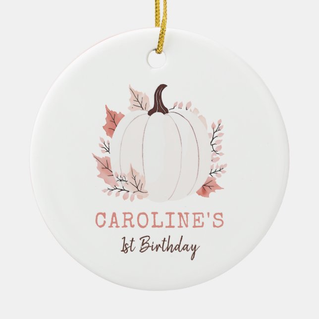 Första födelsedagen Ornament (Framsidan)