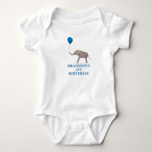 Första födelsedagen Party Firande Blue Boy Kids T Shirt
