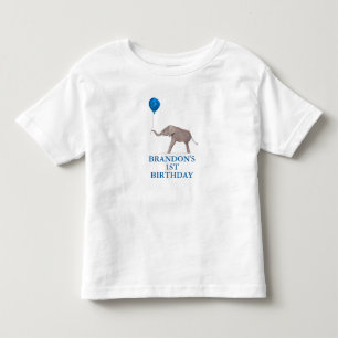 Första födelsedagen Party Firande Blue Boy Kids T Shirt