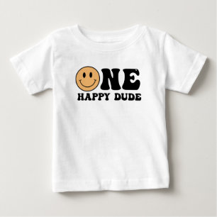 Första födelsedagen, T-shirt, en Lycklig-kille T Shirt