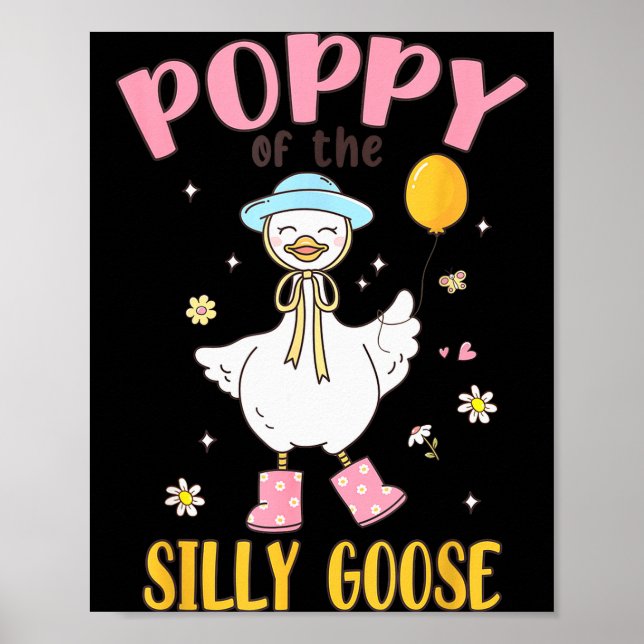 Första födelsedags Familjematch för Silly Goose Poster (Framsidan)