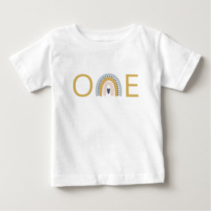 Första födelsedagsbaby-tej t shirt
