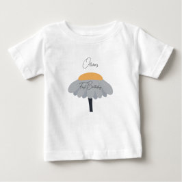 Första födelsedagsfest Kamomillblomma Söt Pastell  T Shirt