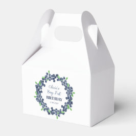 Första Födelsedagsfesten Blåbär Flicka Presentaskar