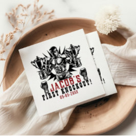 Första Födelsedagsfesten för blockering Pappersservett