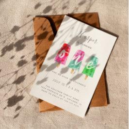 Första Födelsedagsfesten för en population Inbjudningar