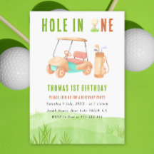 Första födelsedagsfesten Hole In One