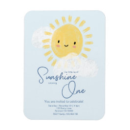 Första Födelsedagsfesten Ray of Sunshine Cute Baby Magnet