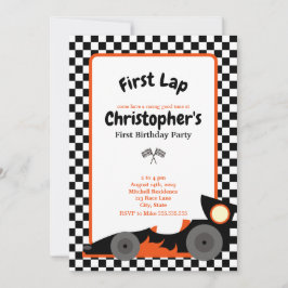 Första födelsedagsinbjudan inbjudningar