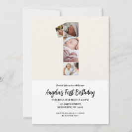 Första födelsedagsinbjudan - nummer 1 inbjudningar