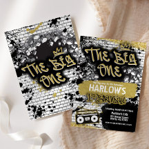 Första födelsedagsinbjudan till Big One Hip hop