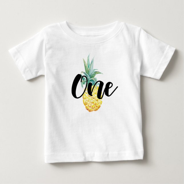 Första födelsedagskjorta för ananas t shirt (Framsida)