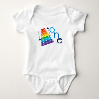 Första födelsedagskjorta för xylofon tee shirt