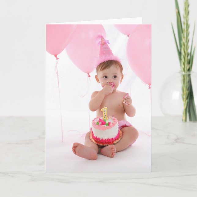 Första födelsedagskummel kort (Framsida)