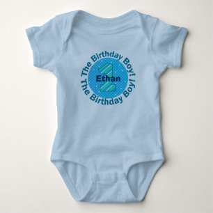 Första födelsedagspojken Blue Circle T-Shirt