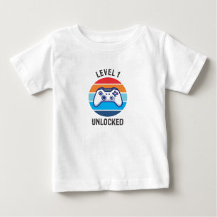 Första födelsedagsspelsnivå 1 t shirt