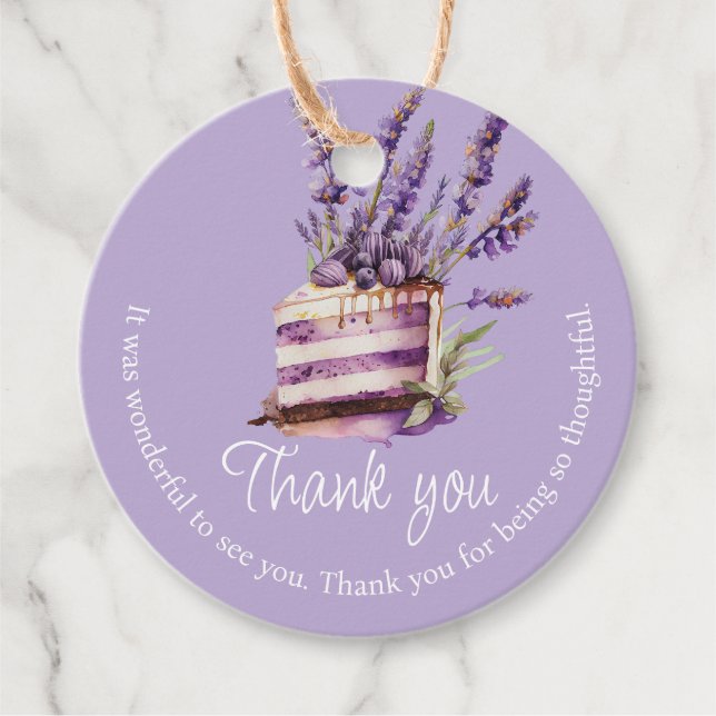 Första födelsedagstäckande Personligen Tack Gåvor Etiketter (Framsida)