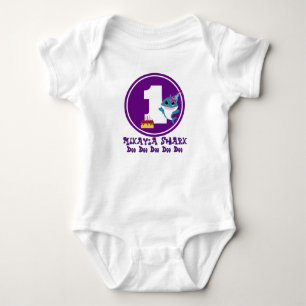 Första födelsedagstjuppet Baby Shark Tee