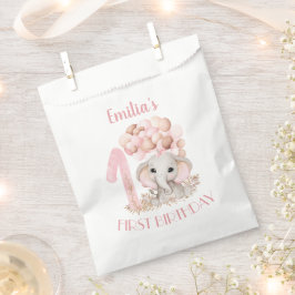 Första födelsedagstjuvens cute Elephant Favant Bag