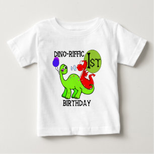 Första födelsedagTshirts och gåvor för Dinosau Tee